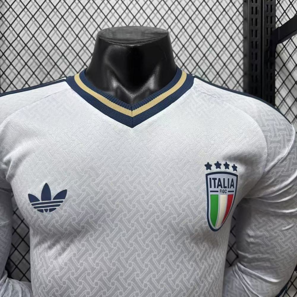 Player 2026 Italy Away Long sleeves Football jersey