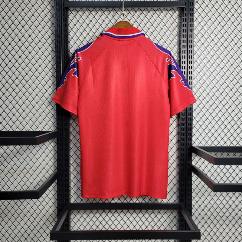Retro 1995-96 Fiorentina Third Away retro Football jersey