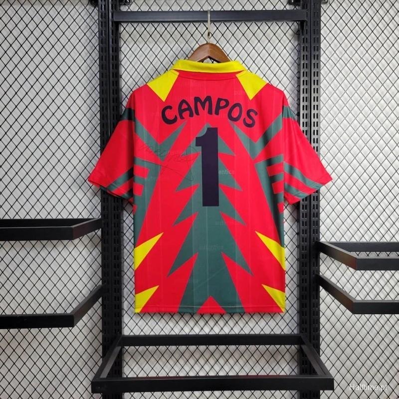 Retro 1998 Mexico retro World Cup Goalkeeper Red Football jersey