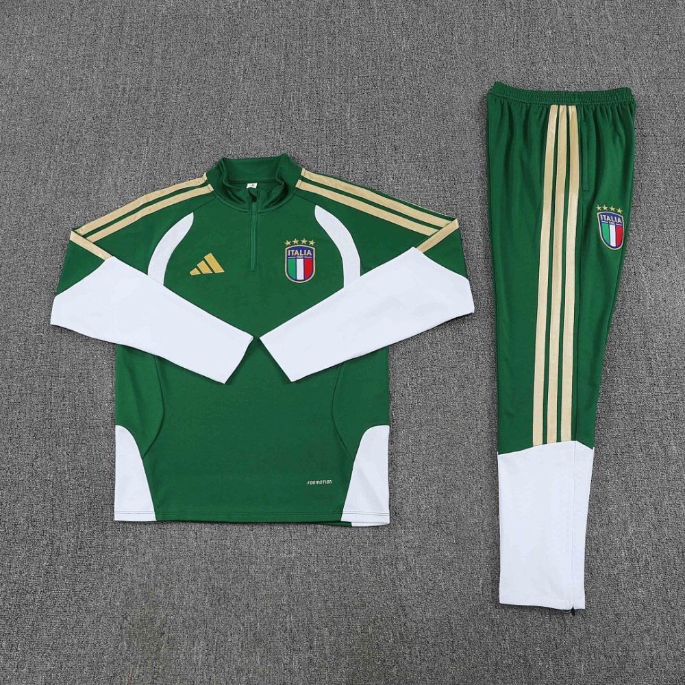 2026 Italy Half-Pull Training Suit Set