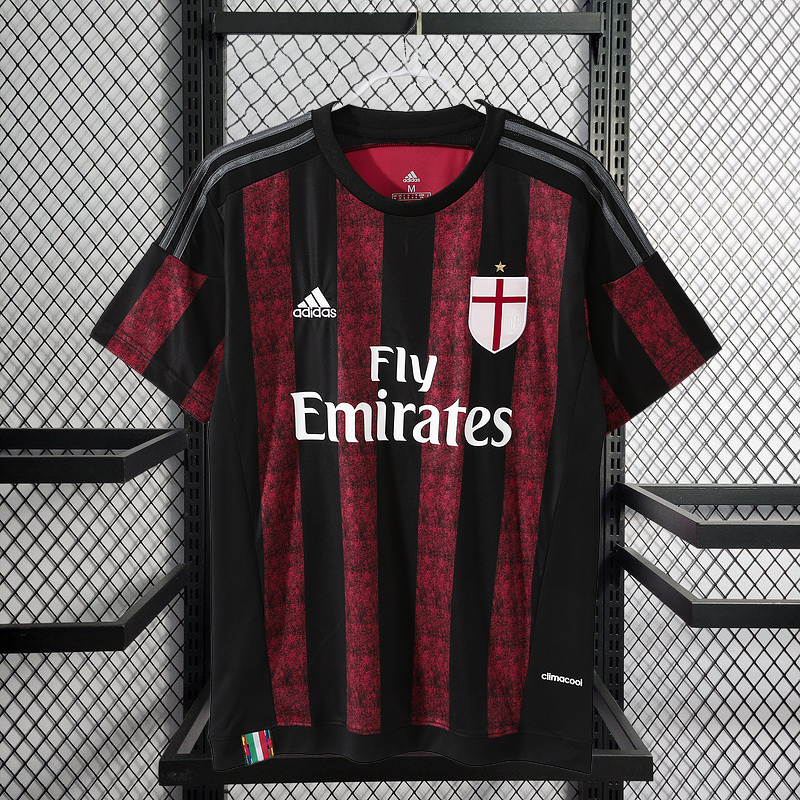 Retro 2015-16 AC Milan Home Retro football jersey