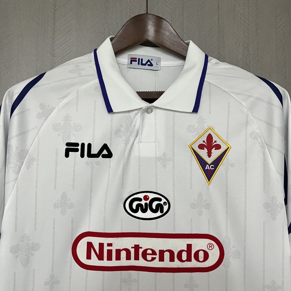 Retro 1997-98 Fiorentina Away retro Football jersey