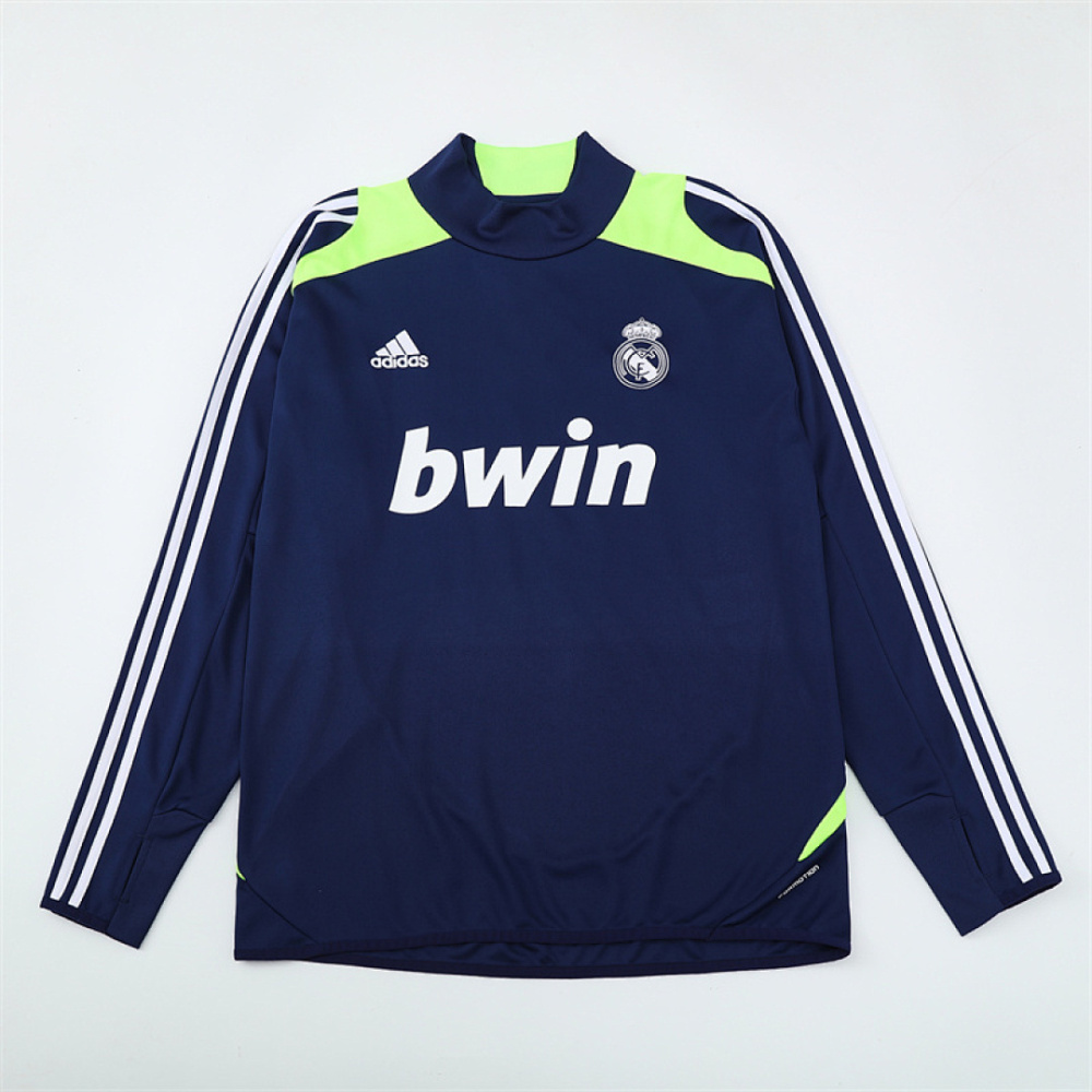 2012-13 Real Madrid Retro Long Sleeve Half-Pull Training Suit