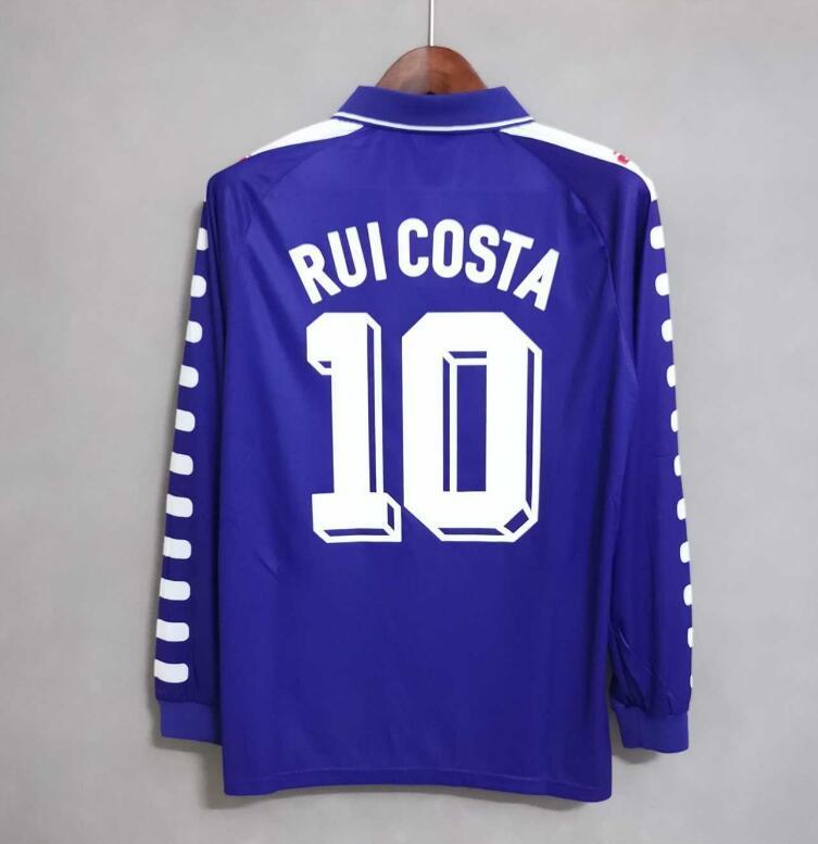 Retro 1998-99 Fiorentina Home retro long sleeve Football jersey