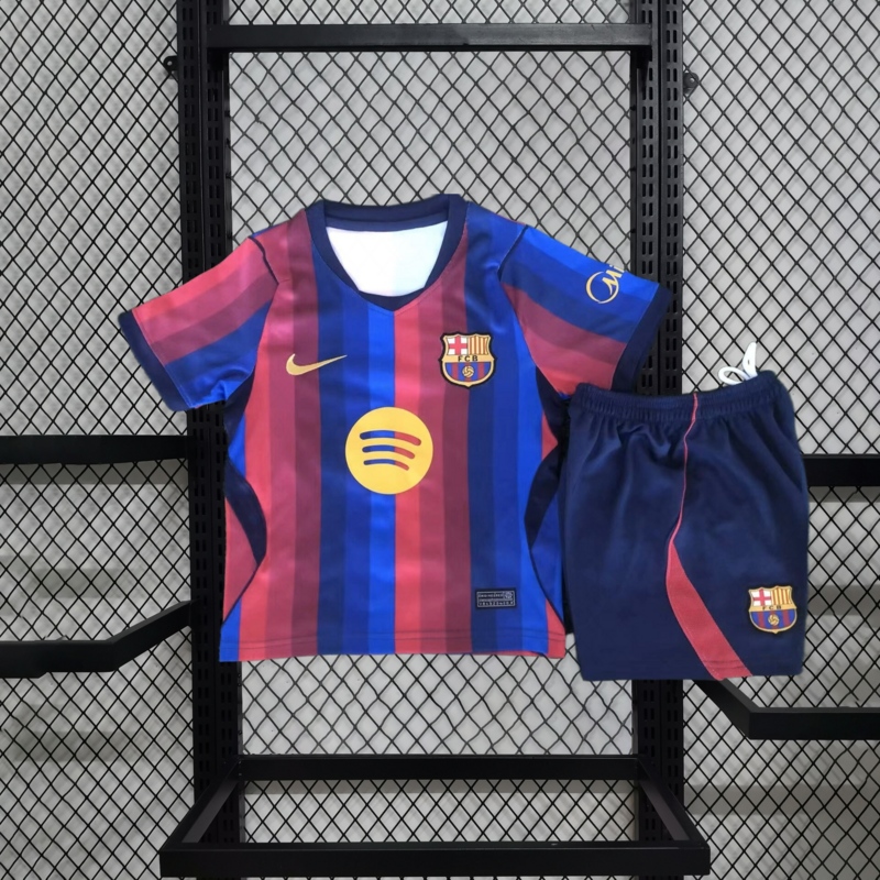 2026-27 Barcelona Home kids Football jersey