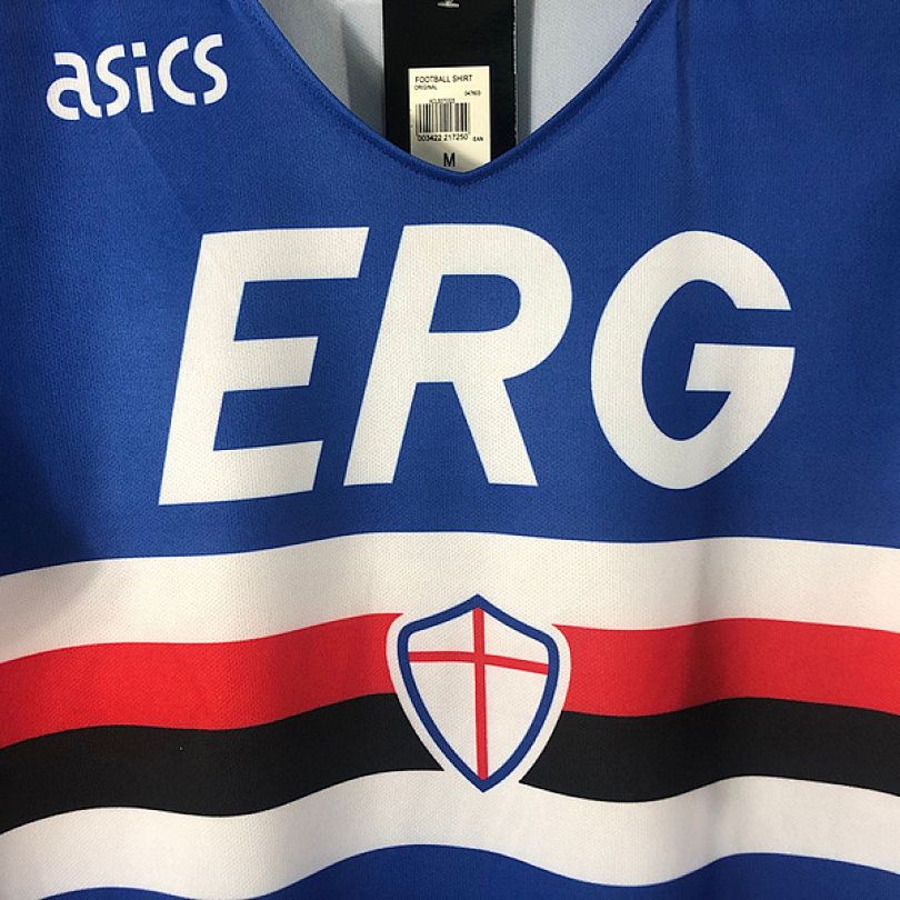 Retro 1990-91 Sampdoria Home Retro Football jersey