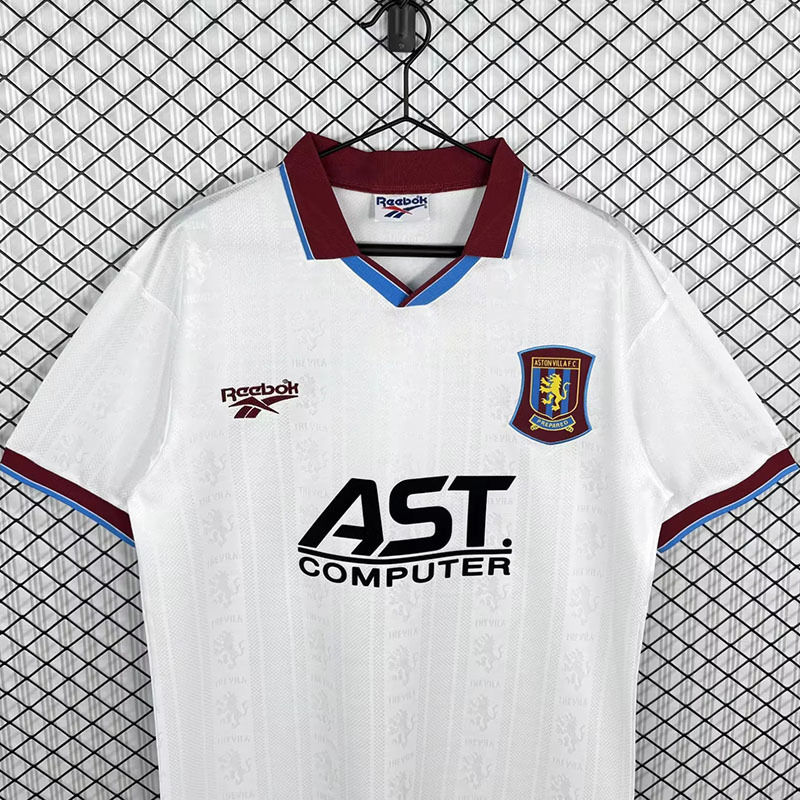 Retro 1995-96 Aston Villa Home Retro Football jersey