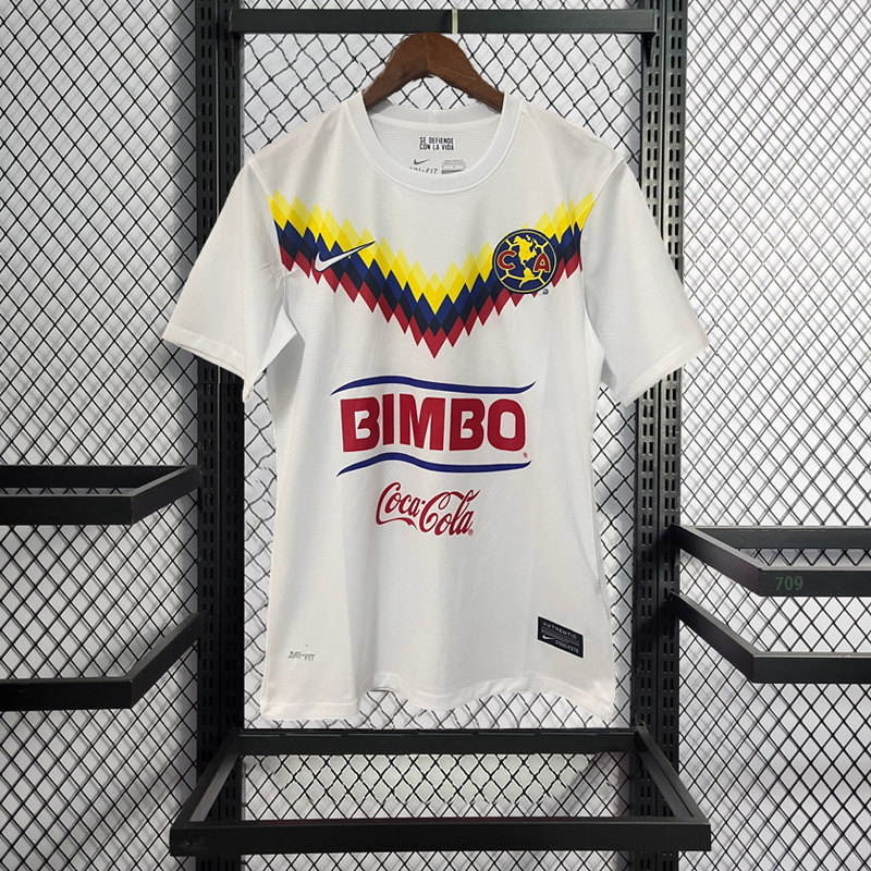 Retro 2012-13 Club America Away retro White Football jersey