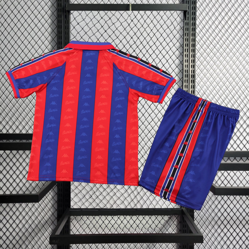 Retro KIDS 1996-97 KIDS FC Barcelona Home Retro Master RONALDO Football jersey