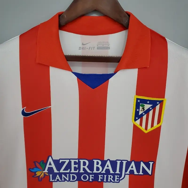 Retro 2013-14 Atletico Madrid home Retro Football jersey