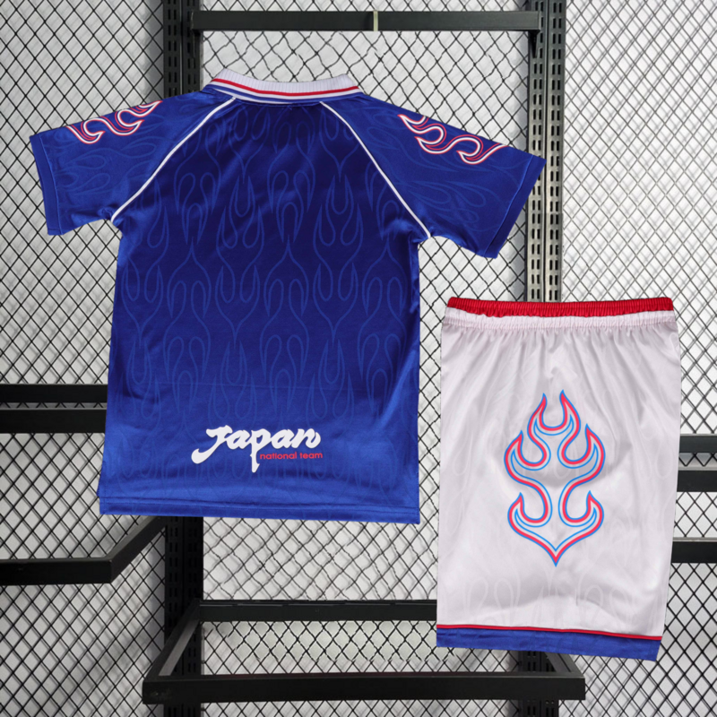 Retro KIDS 1998 KIDS Japan Home Retro Football jersey