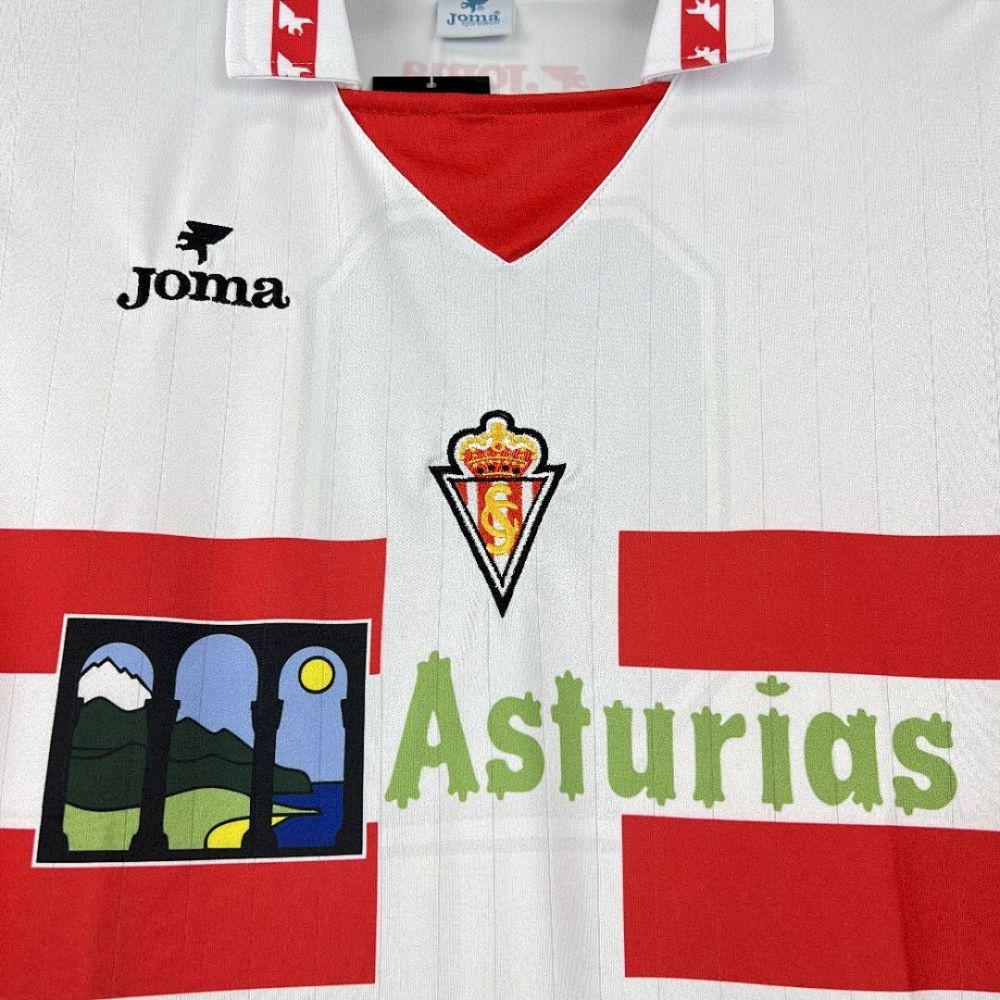 Retro 1996-97 Sporting Gijon Away Retro Football jersey