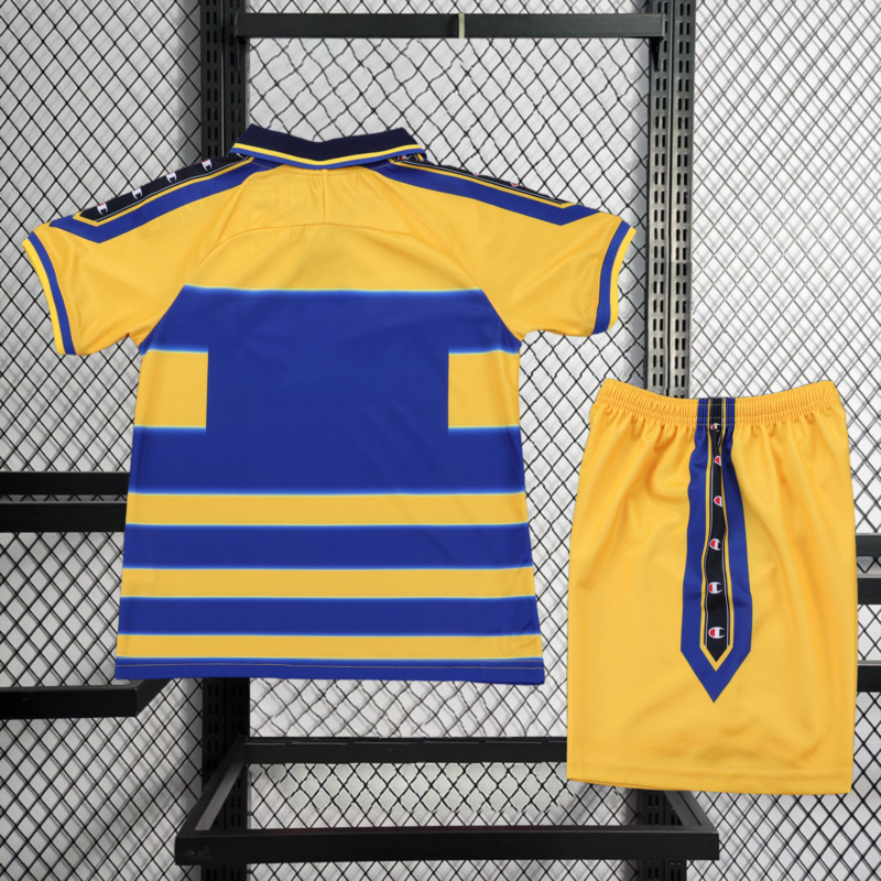 retro 1999-00 Parma Home retro Kids football jersey