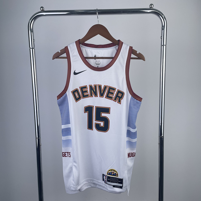 2023 NBA Denver Nuggets 15 JOKIC Basketball Jersey