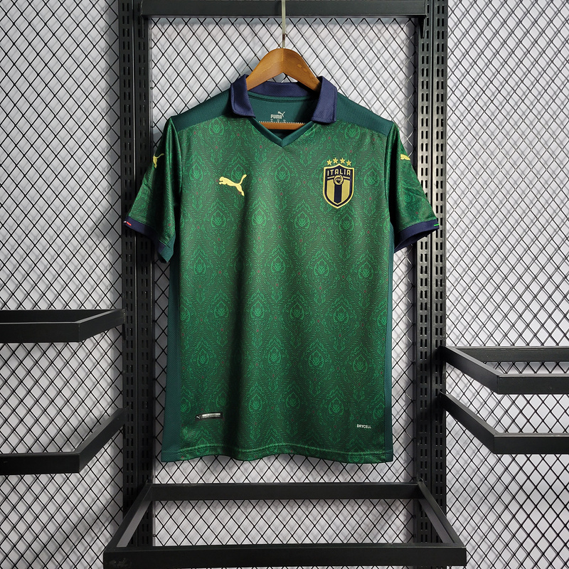Retro 2020 Italy Third Away Retro Green BERNARDESCHI IMMOBILE CHIESA CHIELLINI ZANIOLO INSIGNE Shirt Football jersey