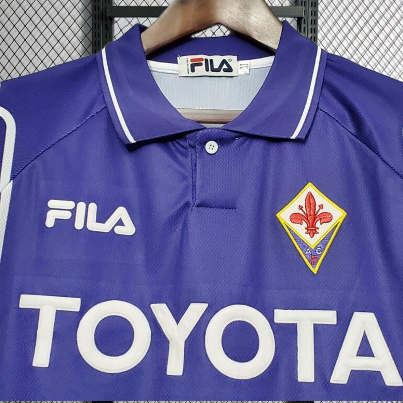 Retro 1999-00 Fiorentina Home retro Football jersey