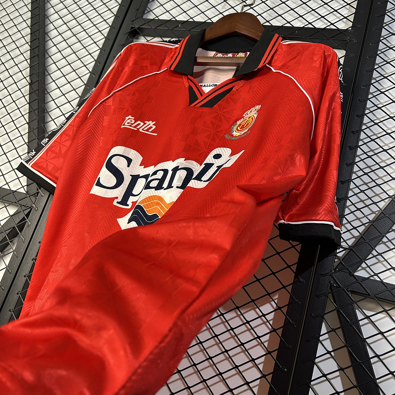 Retro 1996-97 Mallorca Home Retro Red Football jersey