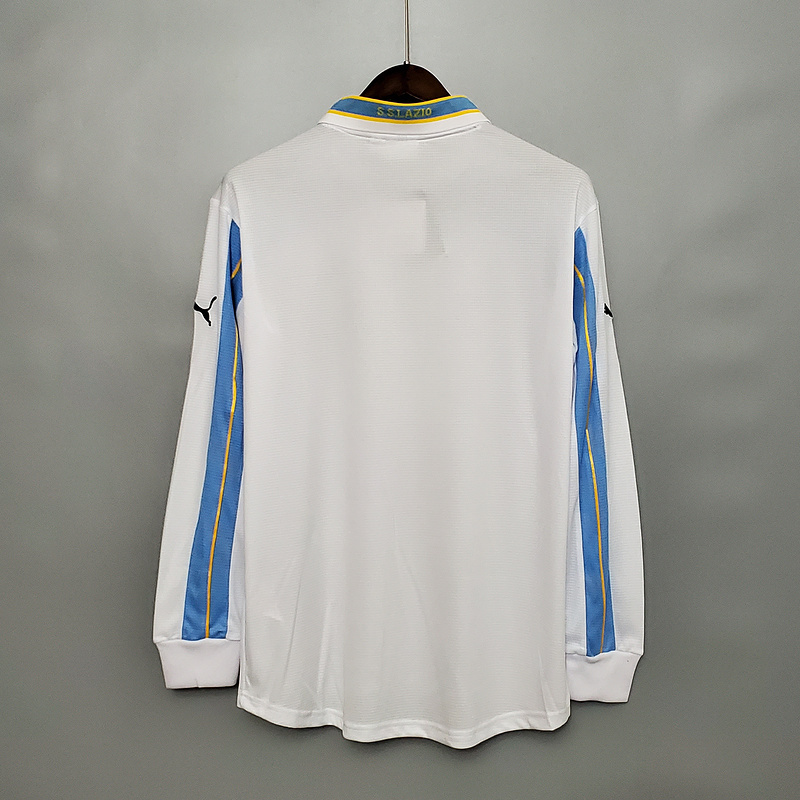 Retro 1999-00 Lazio away Retro Long sleeve Football jersey