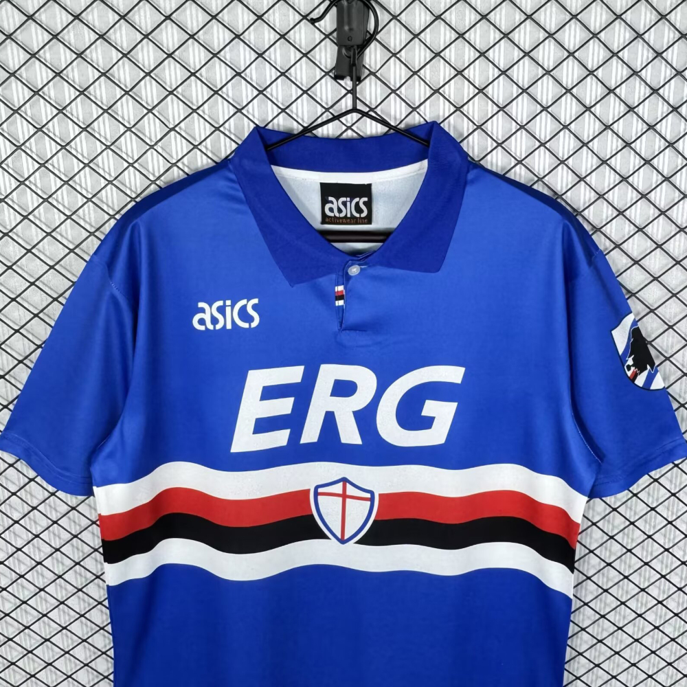 Retro 1993-94 Sampdoria Home Retro Football jersey