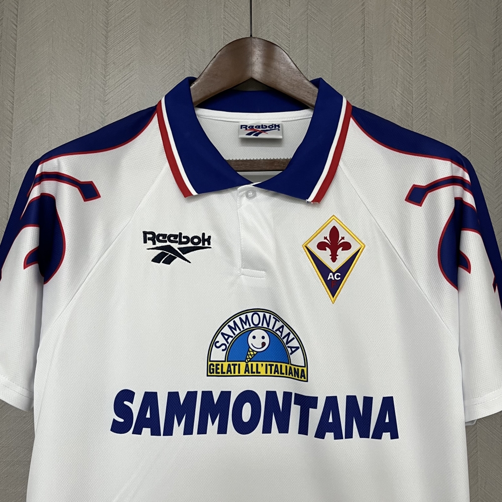 Retro 1995-96 Fiorentina Away retro Football jersey
