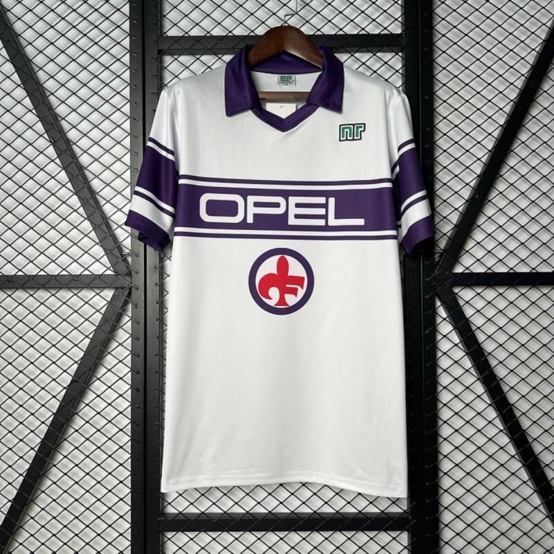 Retro 1983-85 Fiorentina Away retro Football jersey