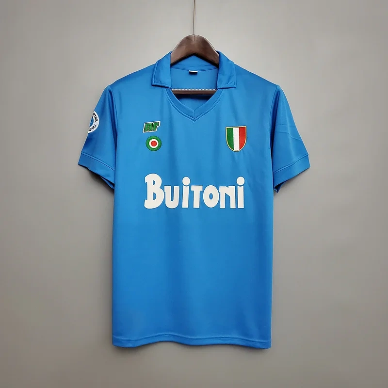 Retro 1987-88 Napoli home Retro Football jersey