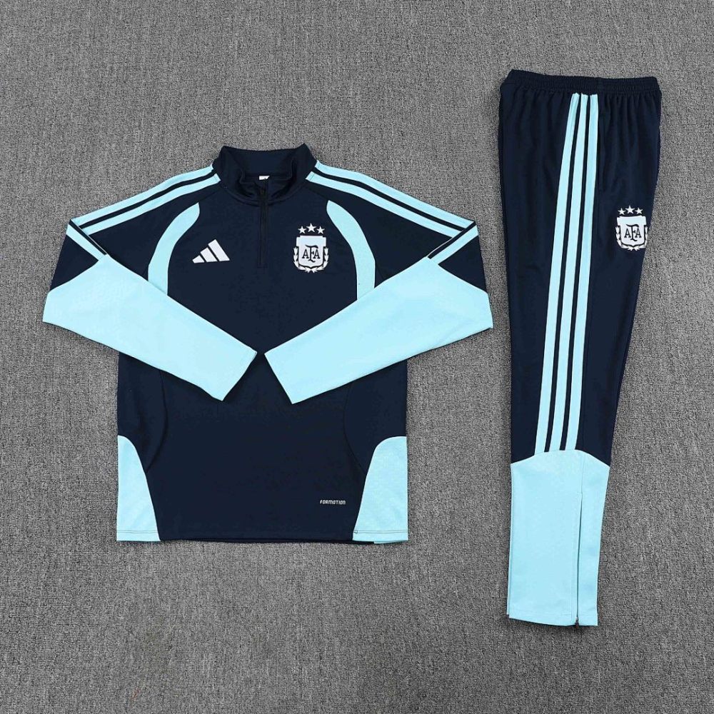 2026 Argentina Half-Pull Training Suit Set