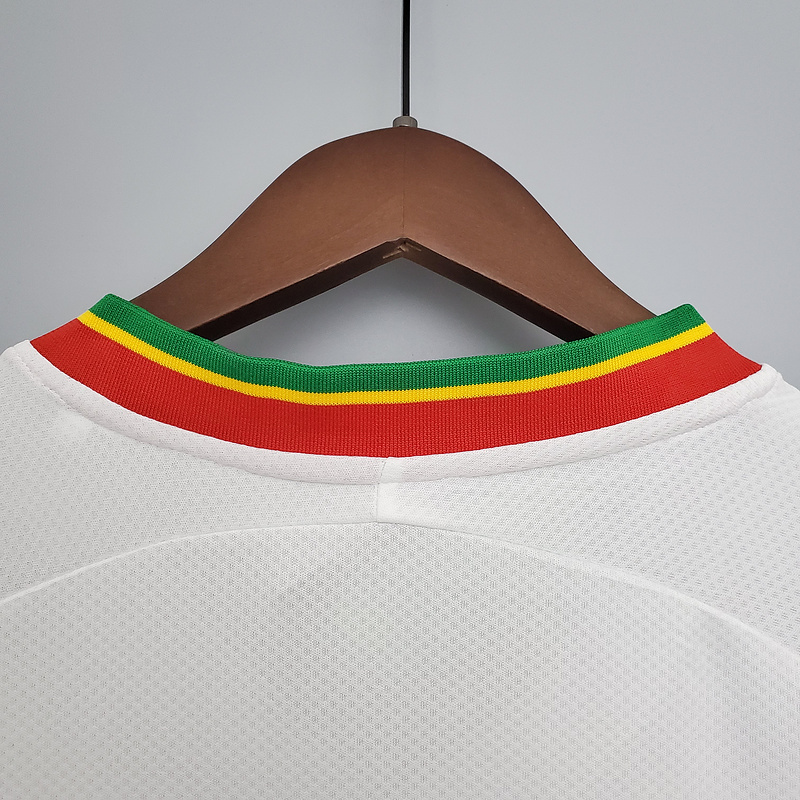 Retro 2002 Senegal Retro white Football jersey