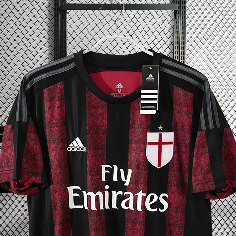 Retro 2015-16 AC Milan Home Retro football jersey