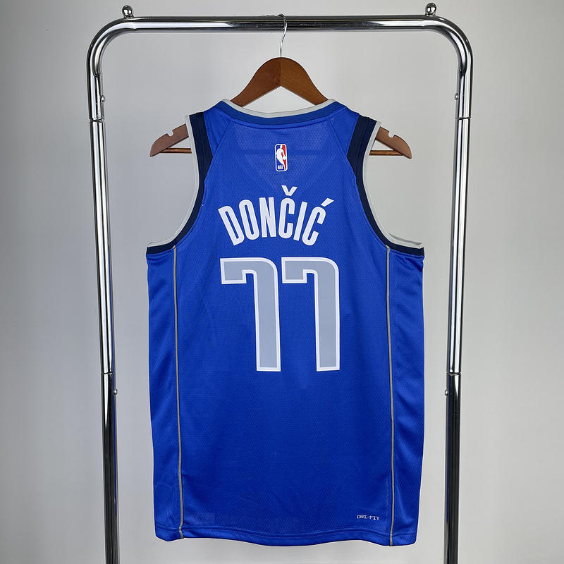 2023 NBA Dallas Mavericks 77 DONCIC Basketball Jersey