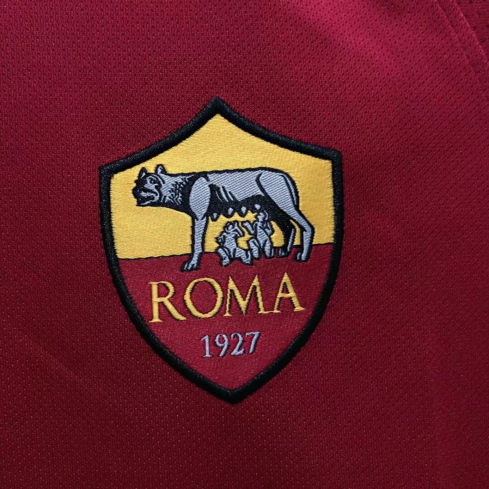 Retro 2017-18 AS Roma home retro football jersey
