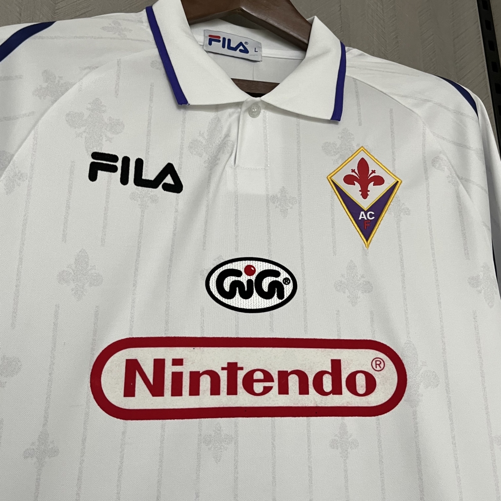 Retro 1997-98 Fiorentina Away retro Football jersey