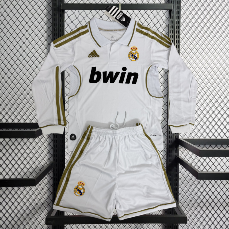Retro Kids 2011-12 Kids Real Madrid home Retro RONALDO Football jersey