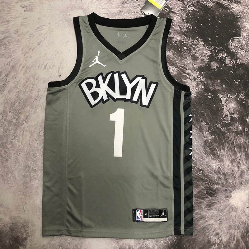 2022 NBA Brooklyn Nets (1 BRIDGES) Basketball Jersey