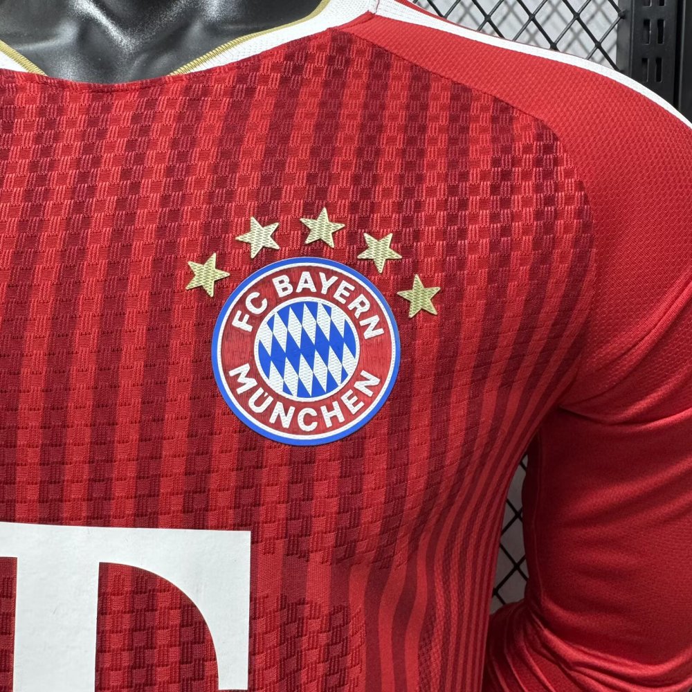 player 2026-27 Bayern Munchen Home Long sleeve football jersey