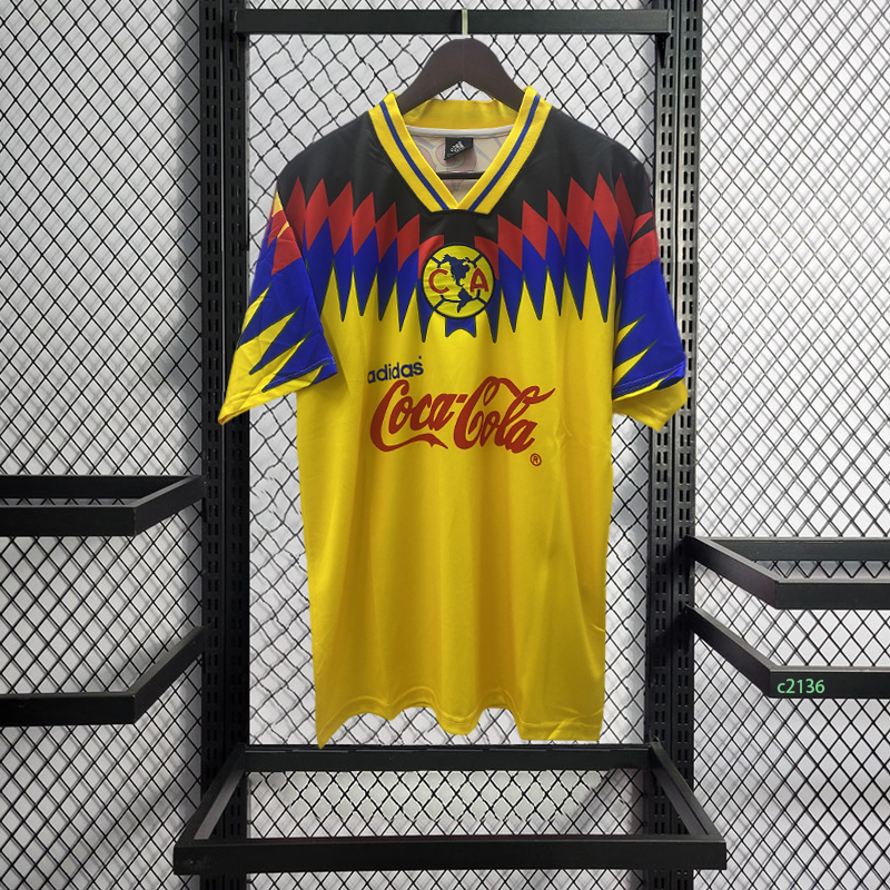 Retro 1995 Club America Home retro Football jersey