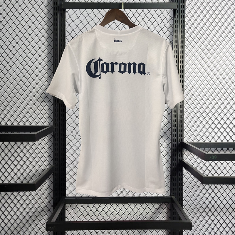 Retro 2012-13 Club America Away retro White Football jersey
