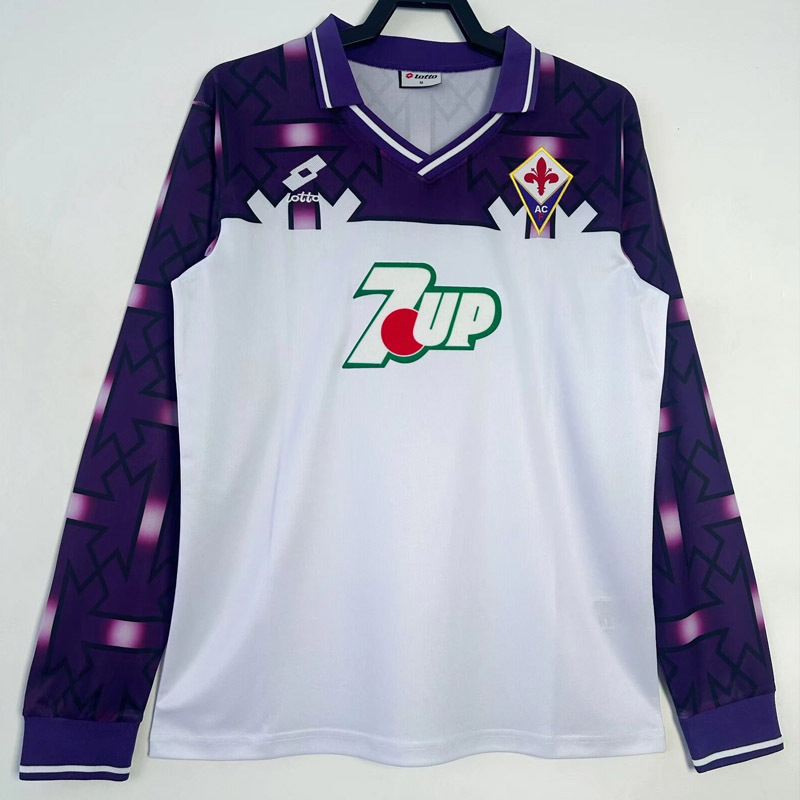 Retro 1992-93 Fiorentina away retro Football jersey