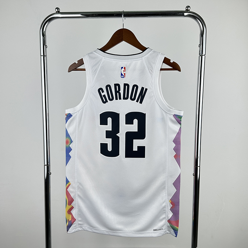 2025 NBA Denver Nuggets 32 GORDON Basketball Jersey