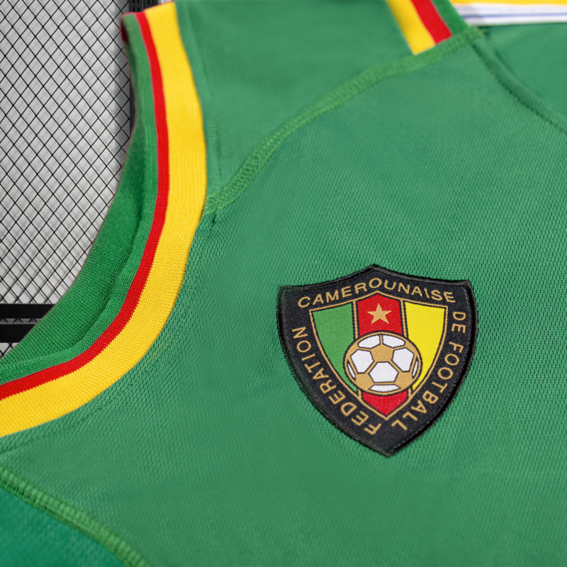 Retro 2002 Cameroon Home Retro Football jersey