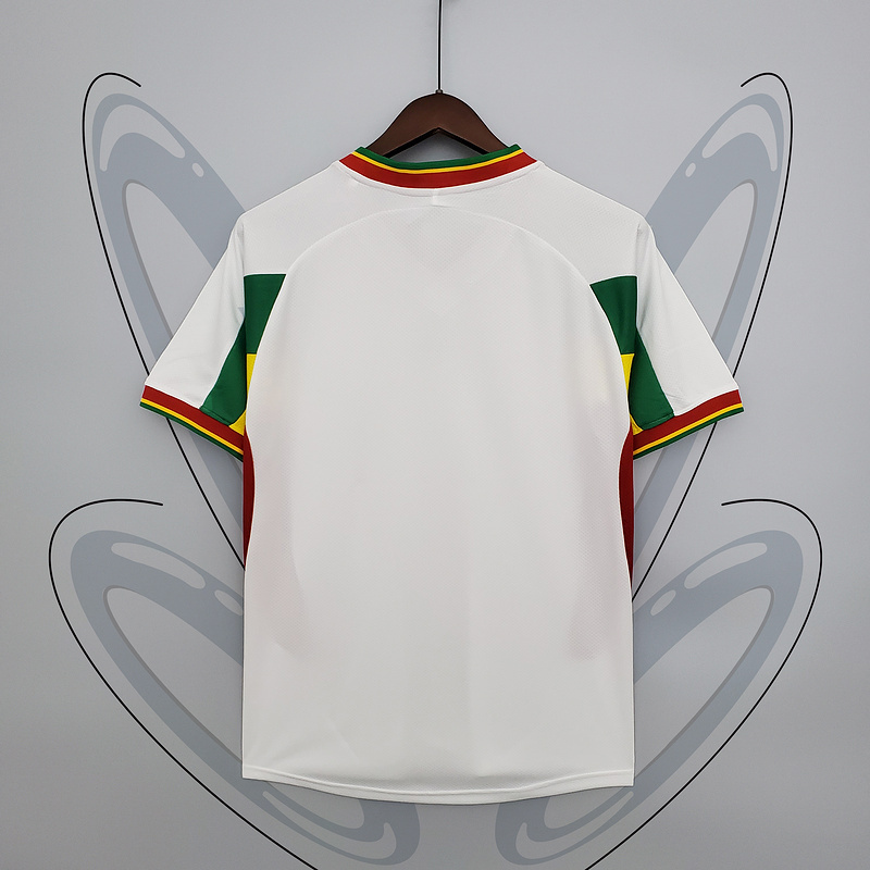 Retro 2002 Senegal Retro white Football jersey