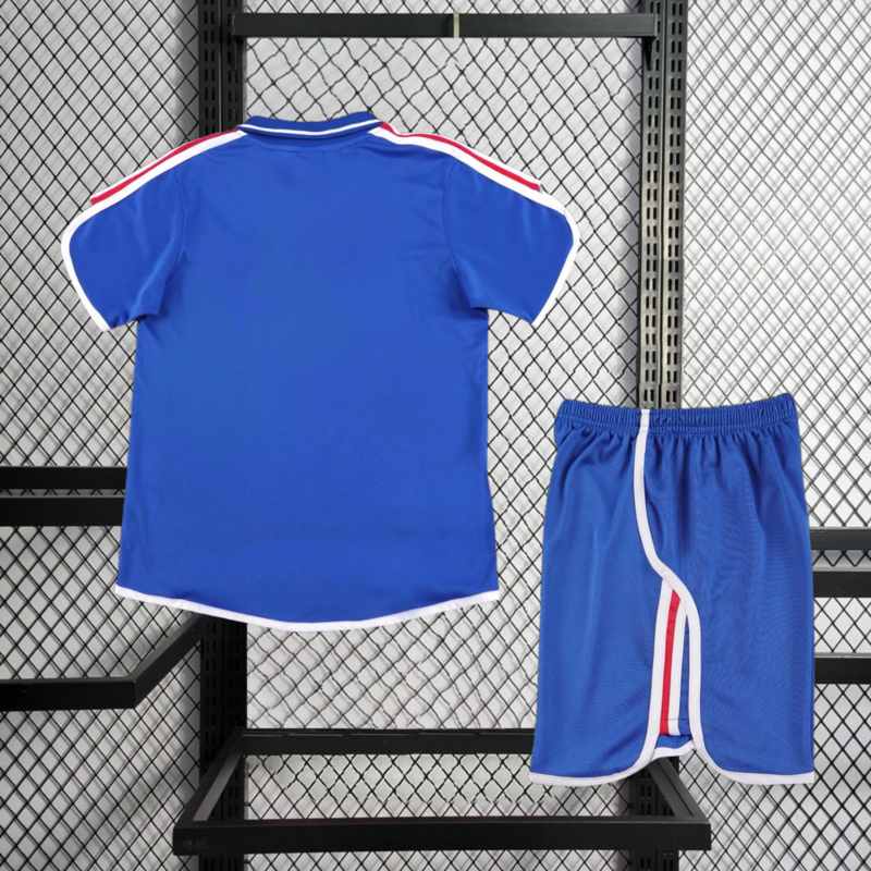 Retro 2000 France Home Retro kids Football jersey