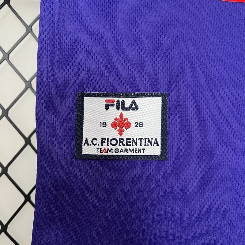 Retro kids 1998-99 kids Fiorentina home Retro football jersey