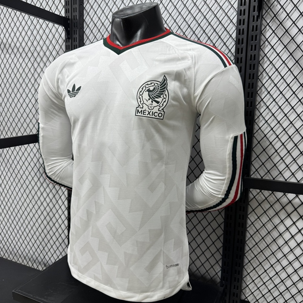 Player 2026 Mexico away long sleeved football jersey