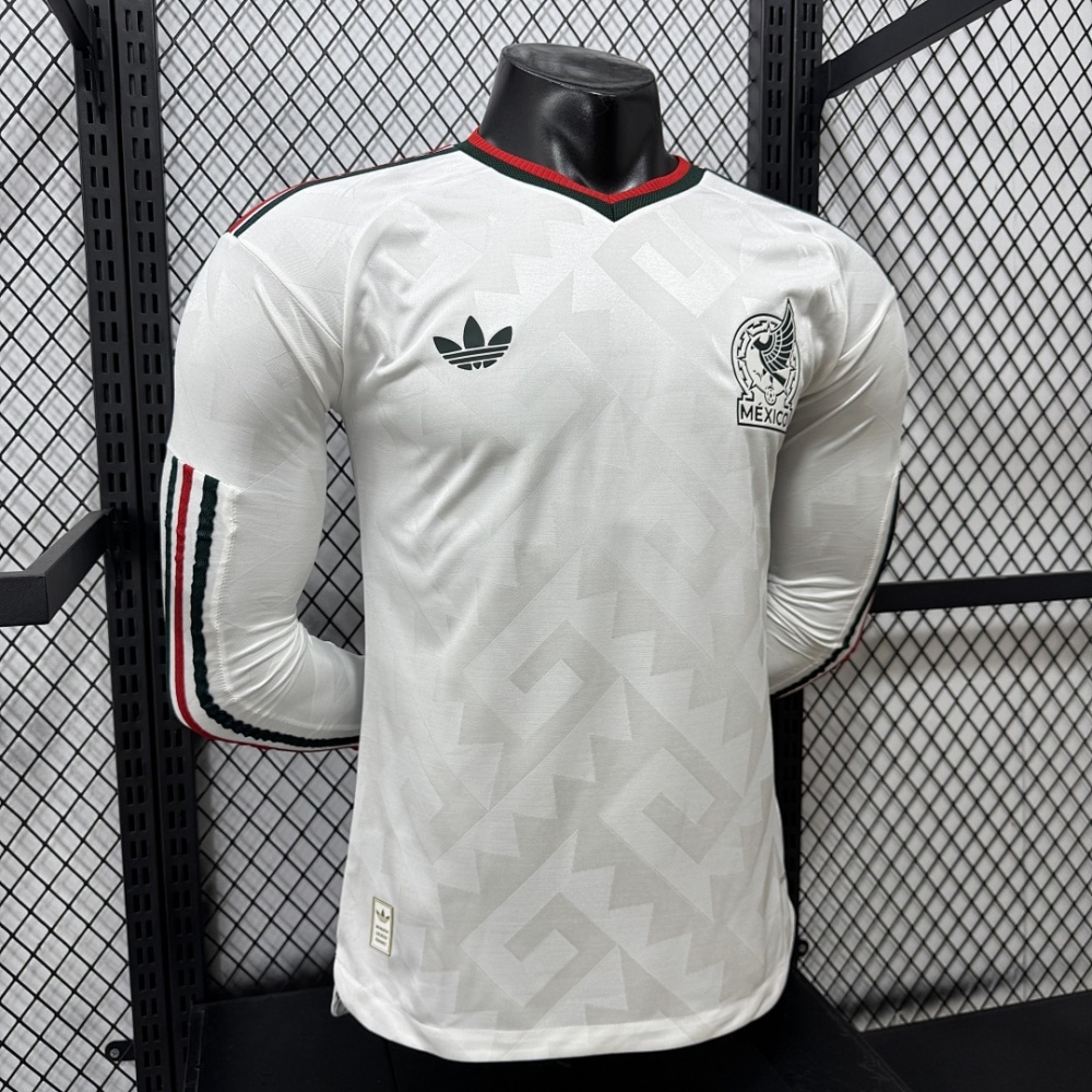 Player 2026 Mexico away long sleeved football jersey
