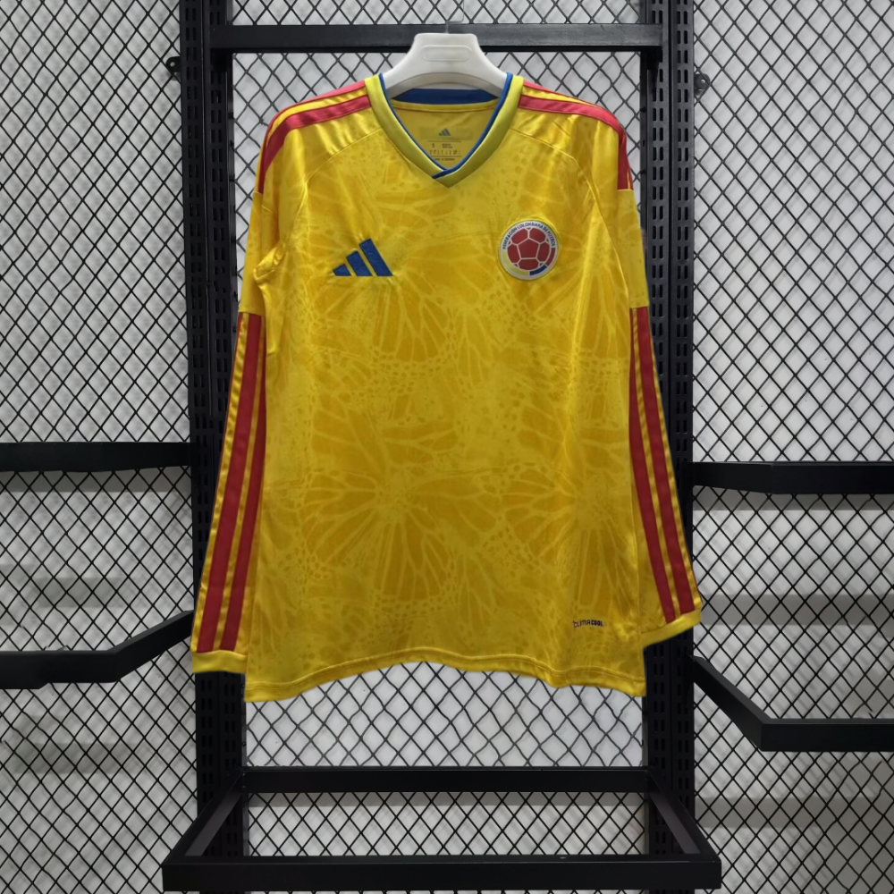 2026 Colombia Home Long sleeves Football jersey