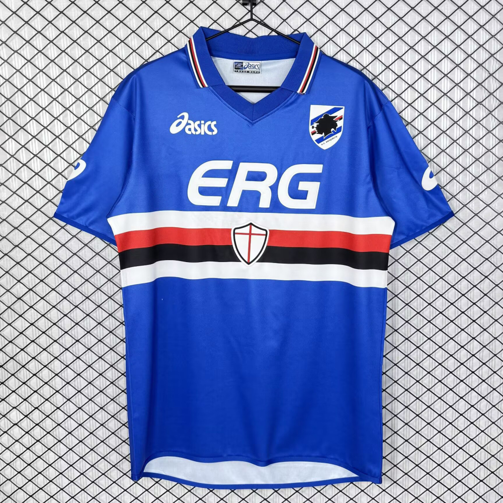 Retro 2003-04 Sampdoria Home Retro Football jersey