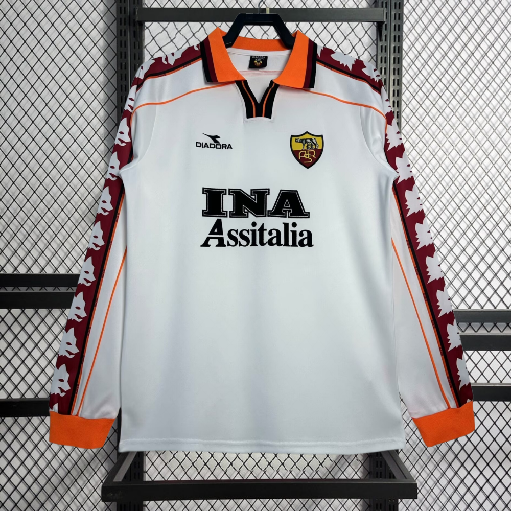 Retro 1998-99 AS Roma Away retro Football jersey