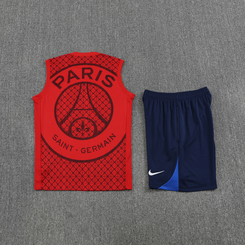 2025-26 season PSG Sleeveless Vest Training Wear suit