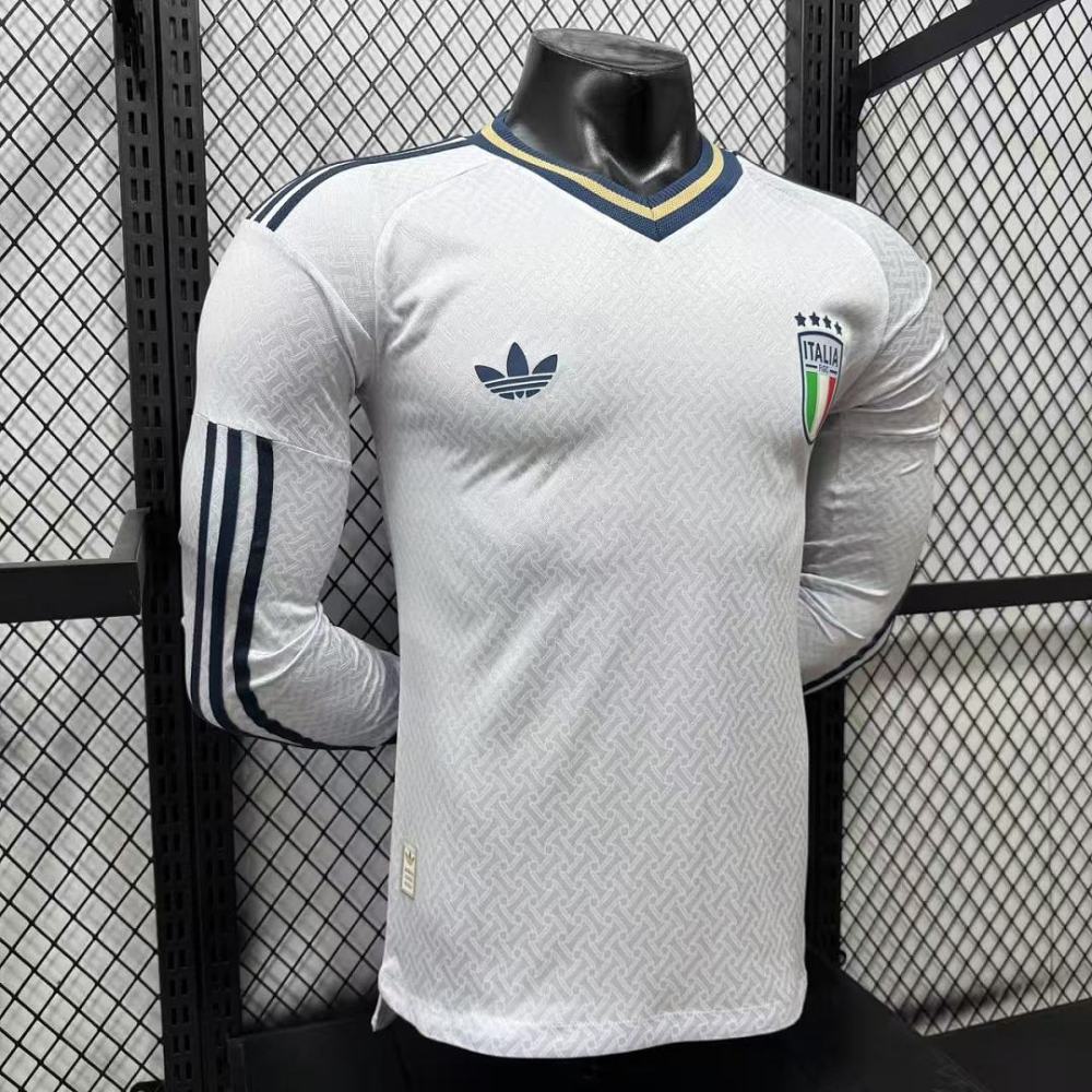 Player 2026 Italy Away Long sleeves Football jersey